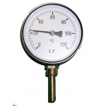 Termometr bimetaliczny samoszczelny ø 63 mm 0-120°C - pionowy
